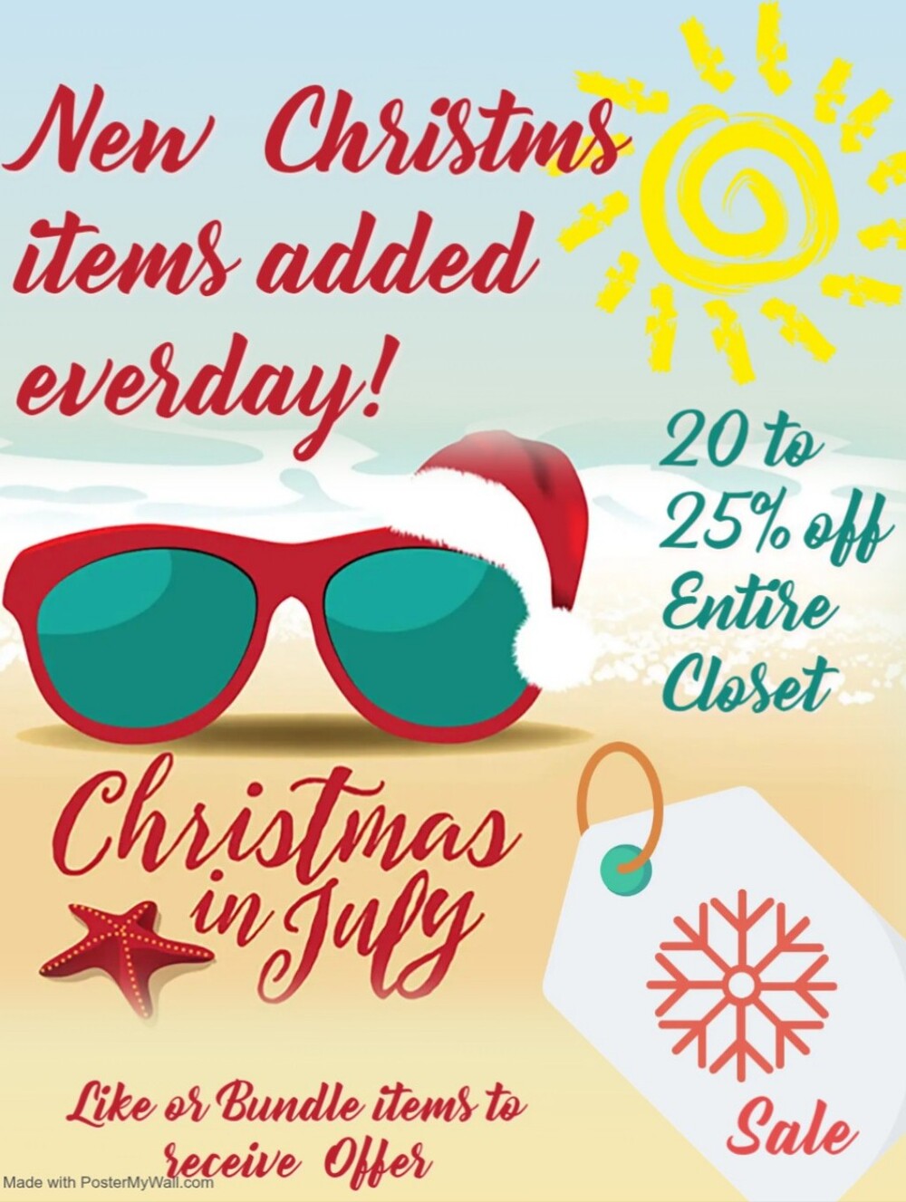 🎄Christmas In July Sale!🍹